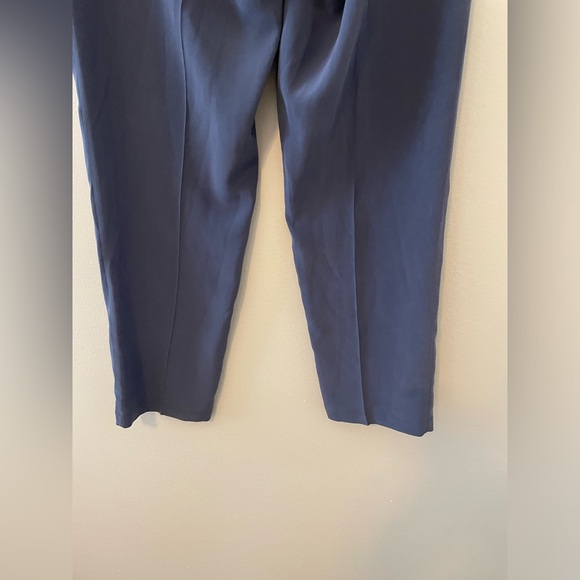 Equipment Blue Silk Trousers with Elastic Waist - Picture 7 of 7